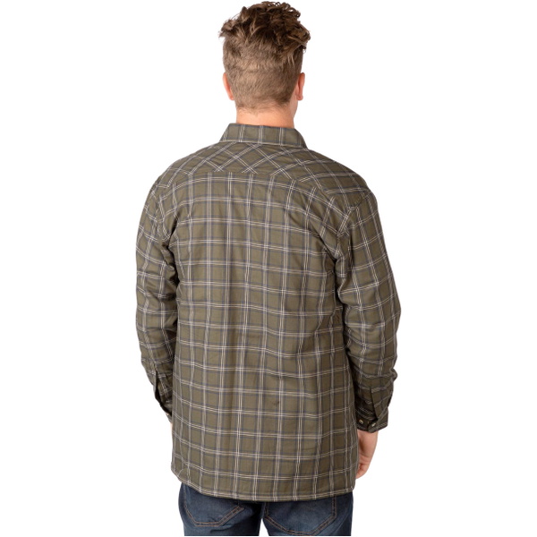 2025 Rydale Mens Fleece Lined Shirt 412891 - Dark Olive